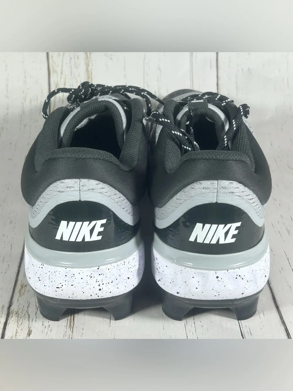 Nike Alpha Huarache Elite 4 Low MCS Mens Baseball Cleats Gray Size 12 FD6221-002